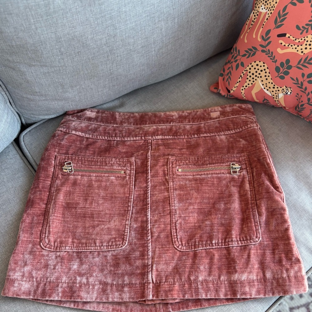 ✨Free People✨perfect fall mini skirt with zipper pockets💖 - Picture 3 of 10